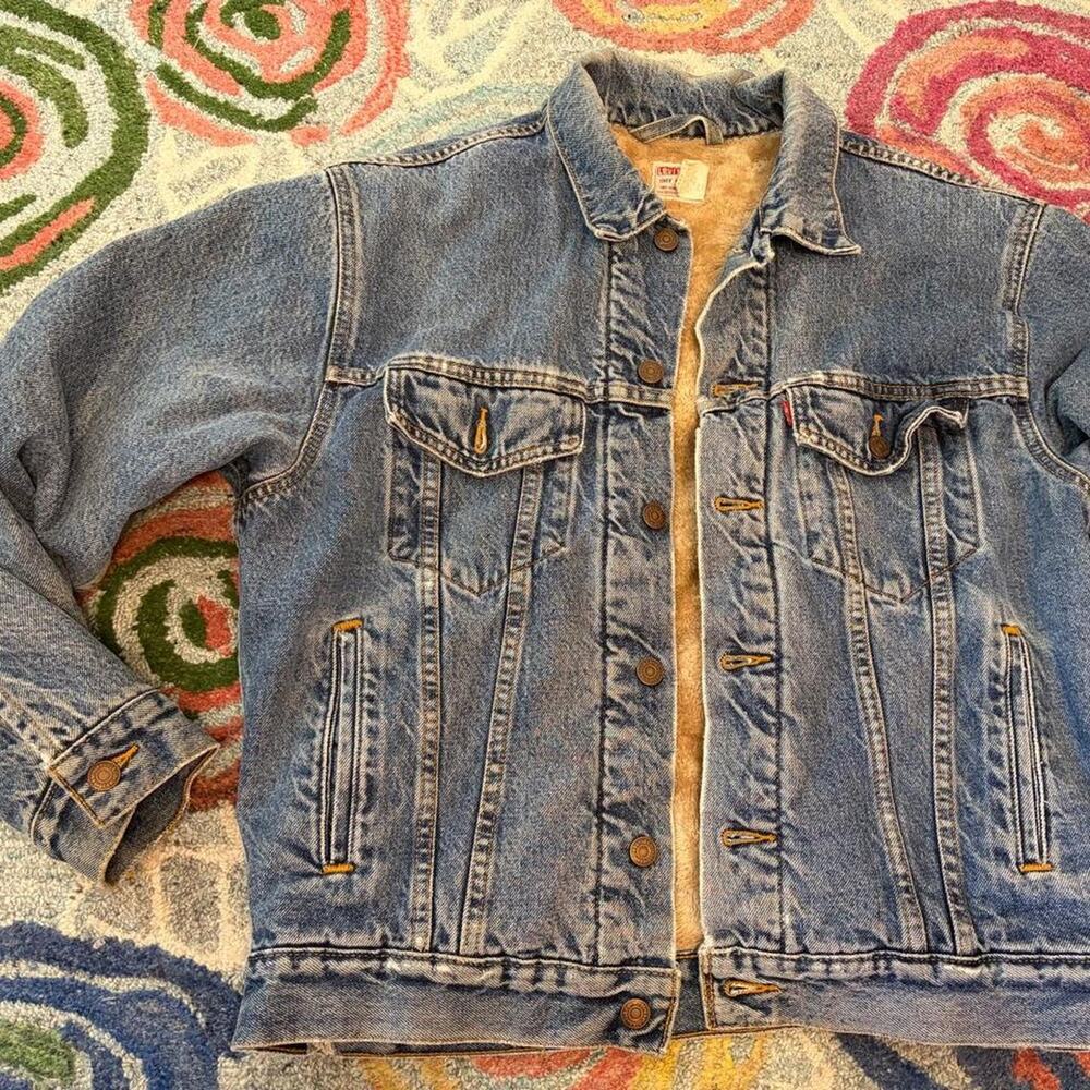 Vintage levis blue denim jacket